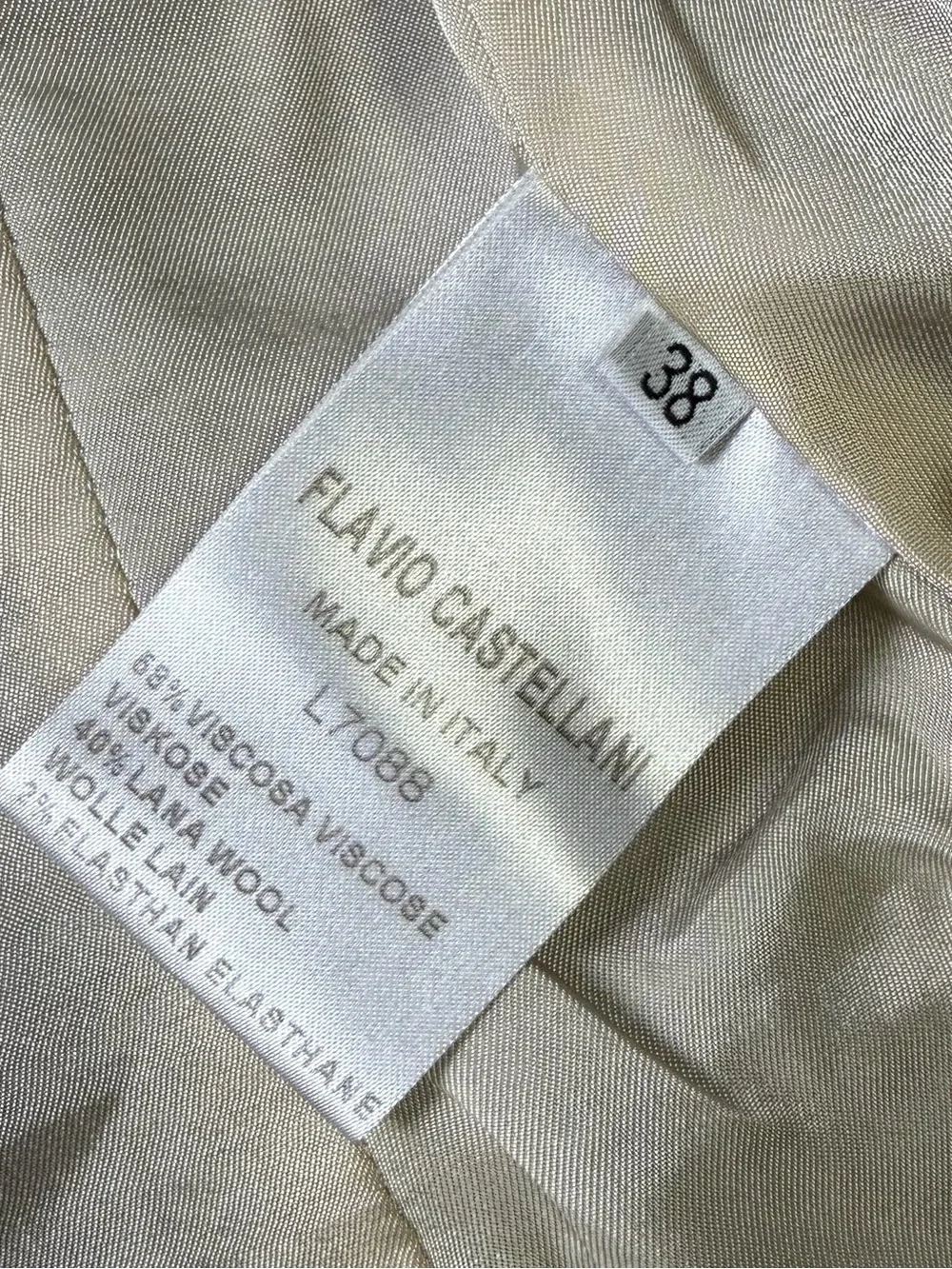Flavio Castellani Classic Black Italian Tailored Women's Blazer - Slim Fit